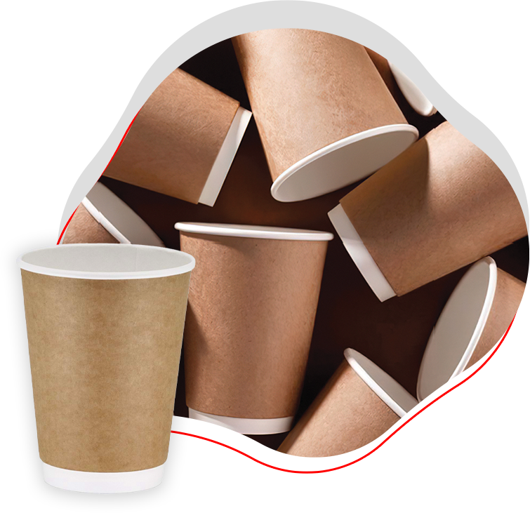 DOUBLE WALL PAPER CUP & LIDS
